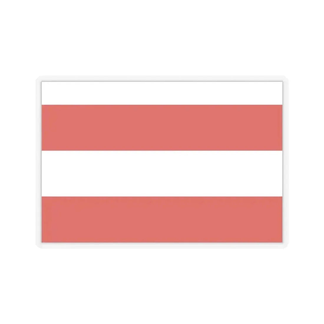 Flag of Brno Czech Republic - STICKER Vinyl Kiss-Cut Decal 4 Inch Transparent - The Sticker Space
