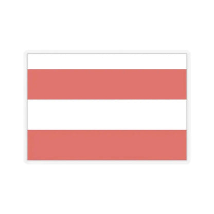 Flag of Brno Czech Republic - STICKER Vinyl Kiss-Cut Decal 4 Inch Transparent - The Sticker Space