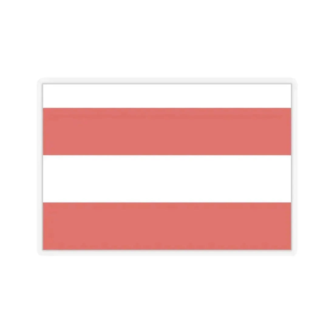 Flag of Brno Czech Republic - STICKER Vinyl Kiss-Cut Decal 6 Inch Transparent - The Sticker Space