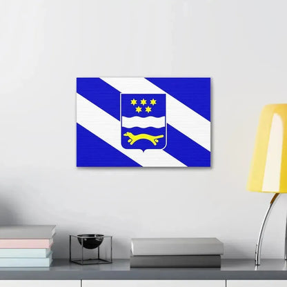 Flag of Brod Posavina County Croatia - Canvas Wall Art - The Sticker Space