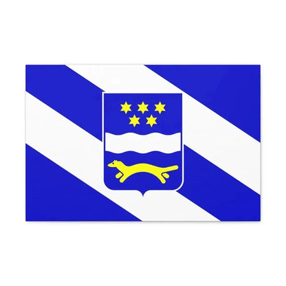 Flag of Brod Posavina County Croatia - Canvas Wall Art - The Sticker Space