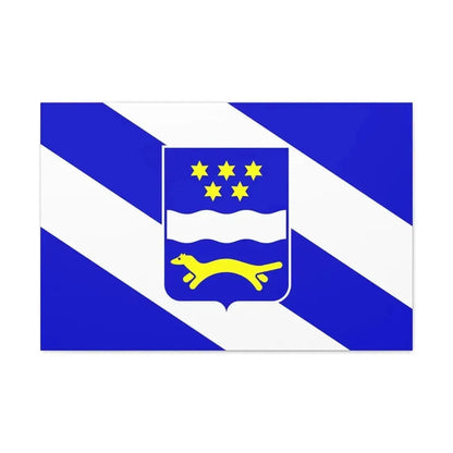 Flag of Brod Posavina County Croatia - Canvas Wall Art - The Sticker Space