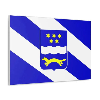 Flag of Brod Posavina County Croatia - Canvas Wall Art - The Sticker Space