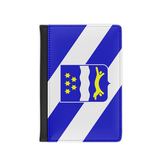 Flag of Brod Posavina County Croatia - Passport Holder-3.9" x 5.8"-The Sticker Space