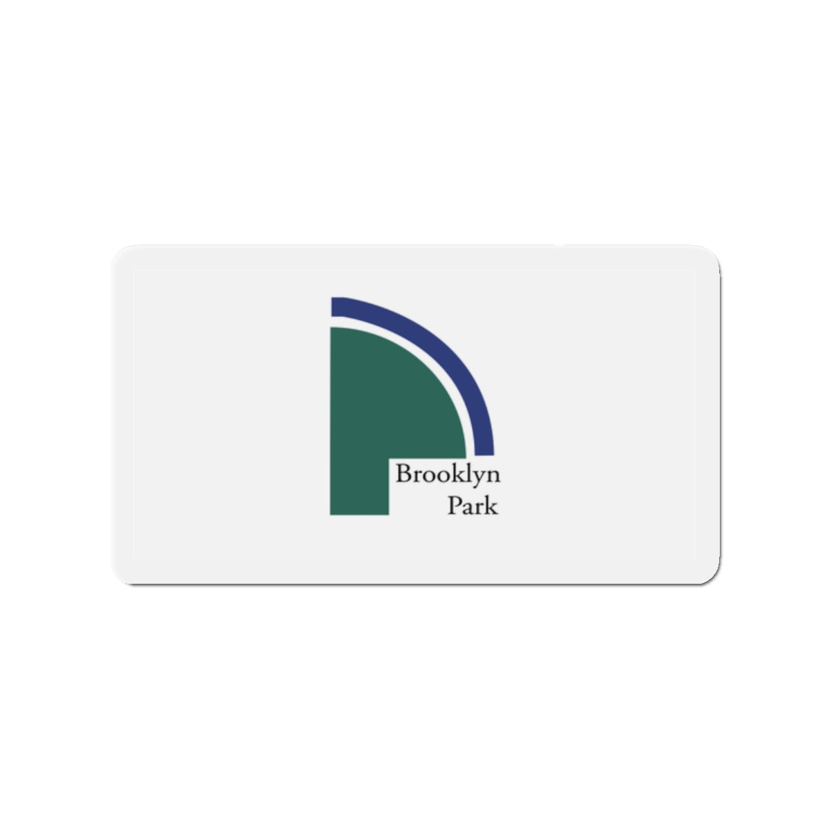 Flag of Brooklyn Park Minnesota - Die-Cut Magnet-2" x 2"-The Sticker Space