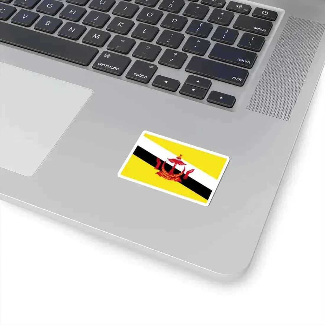 Flag of Brunei 3-2 (Brunei) STICKER Vinyl Kiss-Cut Decal - The Sticker Space