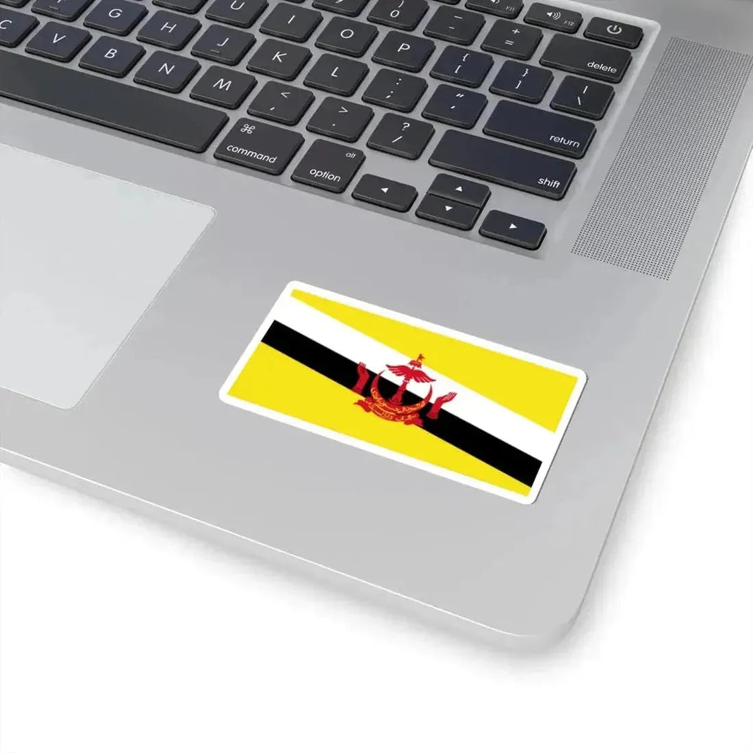 Flag of Brunei (Brunei) STICKER Vinyl Kiss-Cut Decal - The Sticker Space