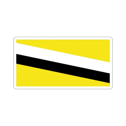 Flag of Brunei from 1906 to 1959 (Brunei) STICKER Vinyl Kiss-Cut Decal 6 Inch White - The Sticker Space