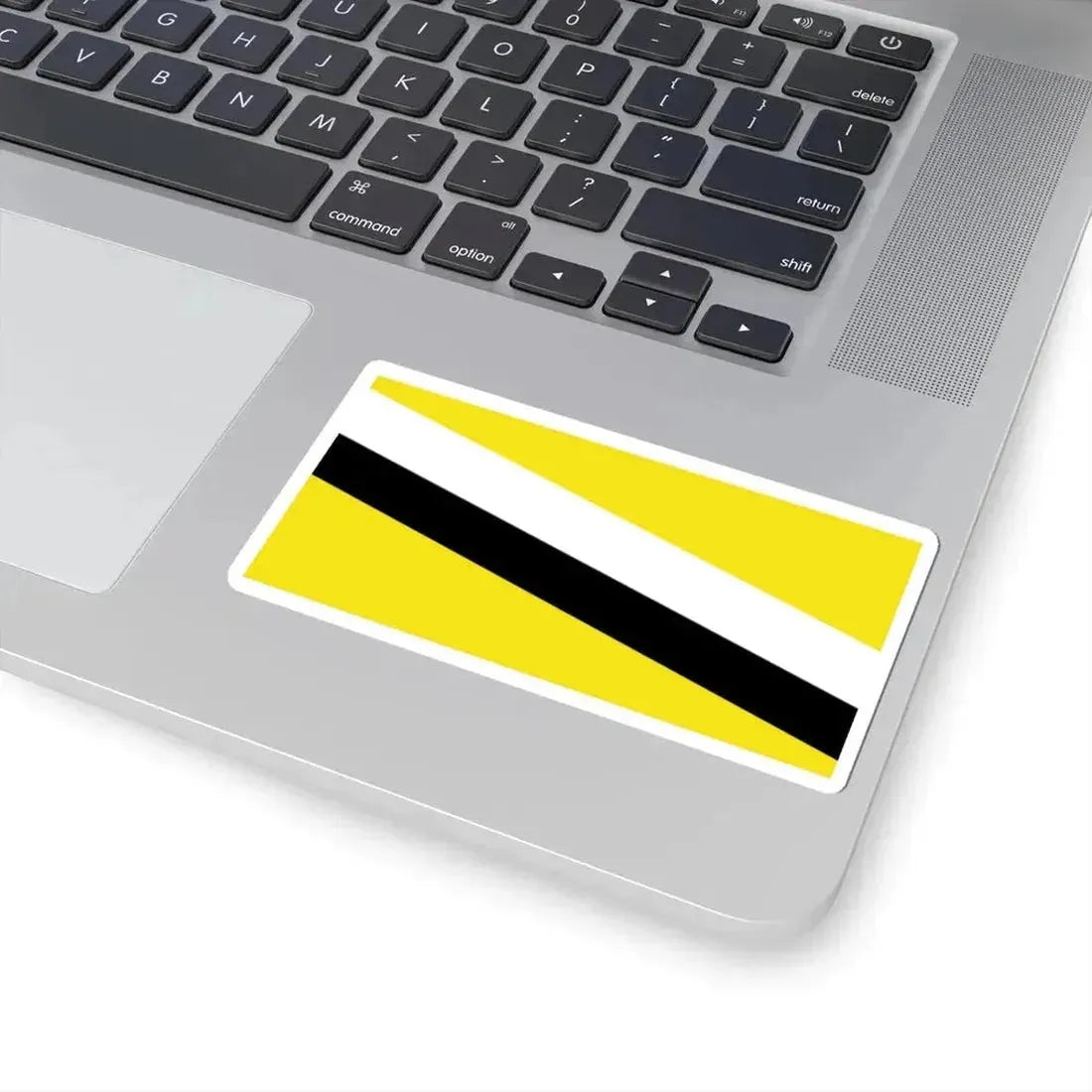 Flag of Brunei from 1906 to 1959 (Brunei) STICKER Vinyl Kiss-Cut Decal - The Sticker Space