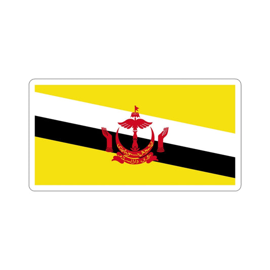 Flag of Brunei STICKER Vinyl Die-Cut Decal-6 Inch-The Sticker Space