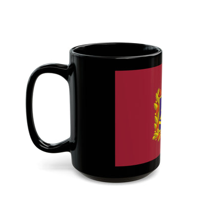 Flag of Bryansk Oblast Russia - Black Coffee Mug-The Sticker Space