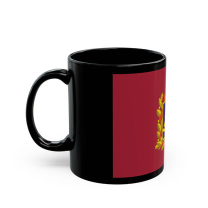 Flag of Bryansk Oblast Russia - Black Coffee Mug-The Sticker Space