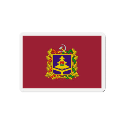 Flag of Bryansk Oblast Russia - Die-Cut Magnet-5" x 5"-The Sticker Space