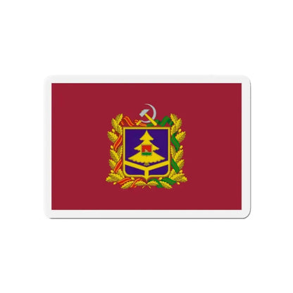 Flag of Bryansk Oblast Russia - Refrigerator Magnet 4 Inch - The Sticker Space