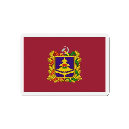 Flag of Bryansk Oblast Russia - Refrigerator Magnet 5 Inch - The Sticker Space