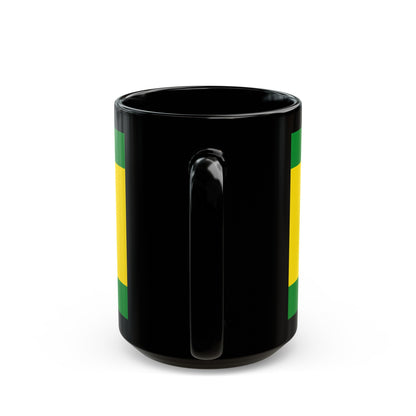 Flag of Bucaramanga Santander Colombia - Black Coffee Mug-The Sticker Space