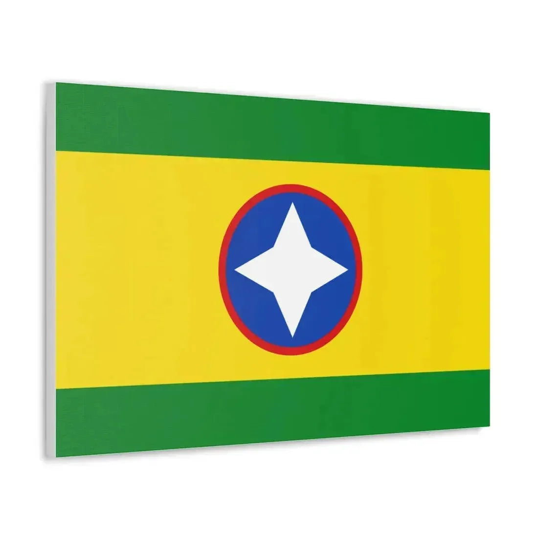 Flag of Bucaramanga Santander Colombia - Canvas Wall Art - The Sticker Space