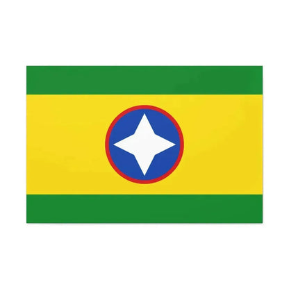 Flag of Bucaramanga Santander Colombia - Canvas Wall Art - The Sticker Space
