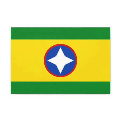 Flag of Bucaramanga Santander Colombia - Canvas Wall Art - The Sticker Space