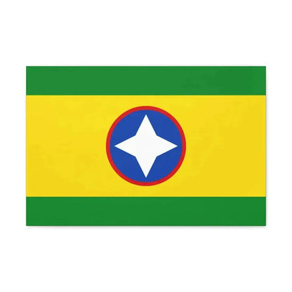 Flag of Bucaramanga Santander Colombia - Canvas Wall Art - The Sticker Space