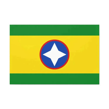 Flag of Bucaramanga Santander Colombia - Canvas Wall Art - The Sticker Space
