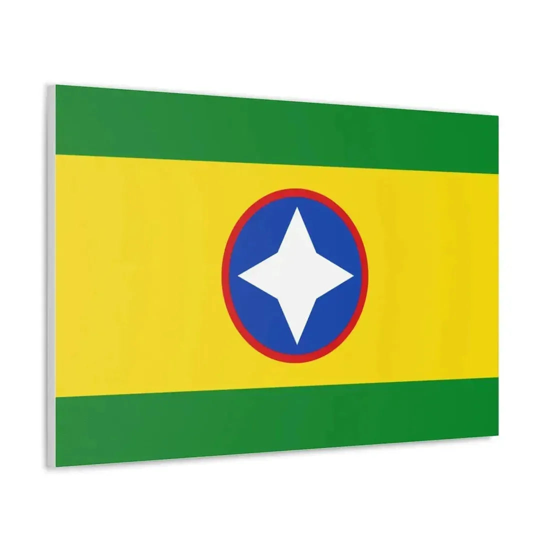 Flag of Bucaramanga Santander Colombia - Canvas Wall Art - The Sticker Space