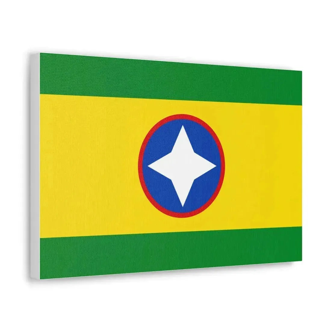 Flag of Bucaramanga Santander Colombia - Canvas Wall Art - The Sticker Space
