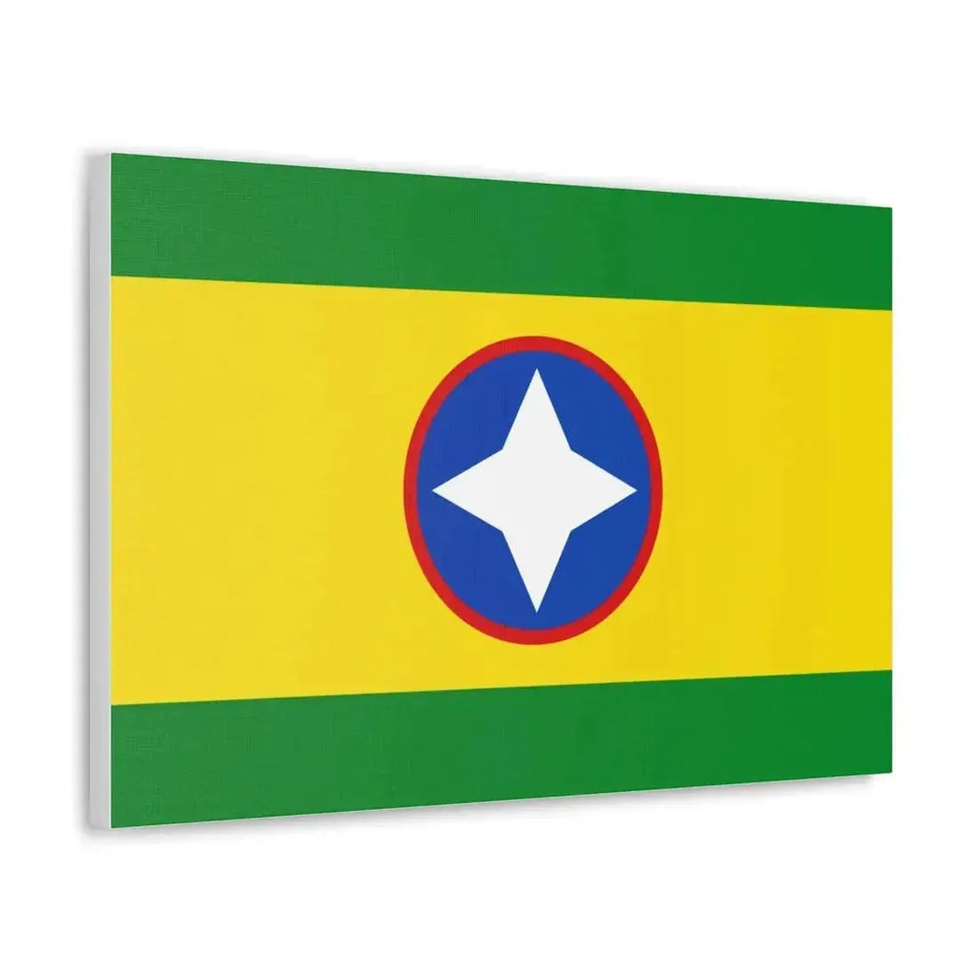Flag of Bucaramanga Santander Colombia - Canvas Wall Art - The Sticker Space