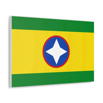 Flag of Bucaramanga Santander Colombia - Canvas Wall Art - The Sticker Space