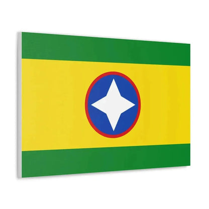 Flag of Bucaramanga Santander Colombia - Canvas Wall Art - The Sticker Space