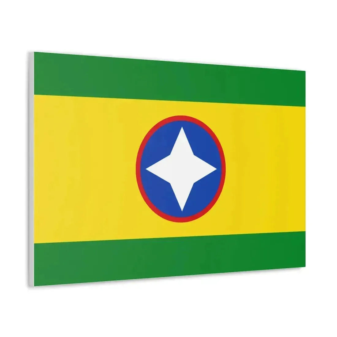 Flag of Bucaramanga Santander Colombia - Canvas Wall Art - The Sticker Space