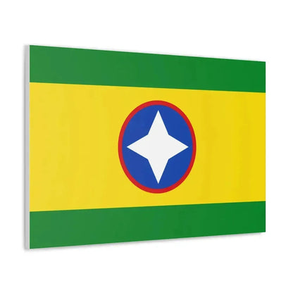 Flag of Bucaramanga Santander Colombia - Canvas Wall Art - The Sticker Space