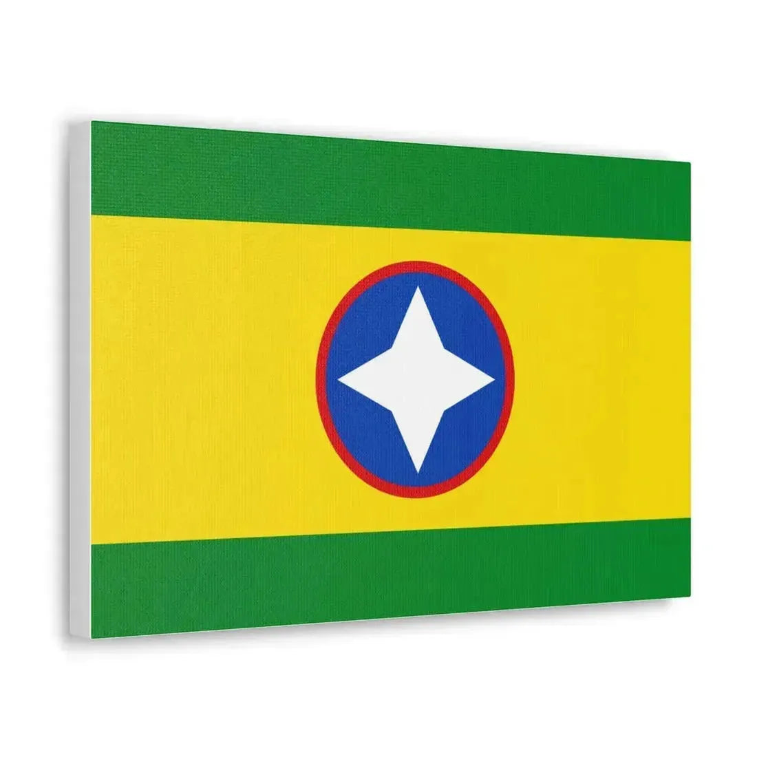 Flag of Bucaramanga Santander Colombia - Canvas Wall Art - The Sticker Space