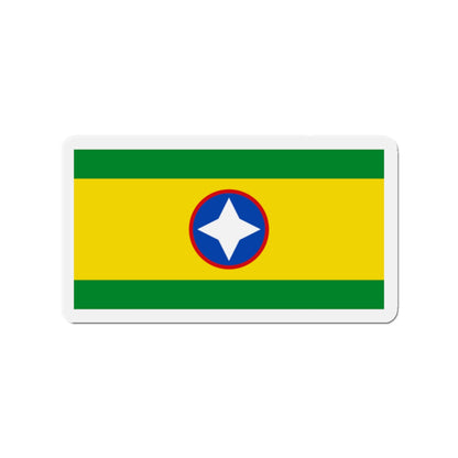 Flag of Bucaramanga Santander Colombia - Die-Cut Magnet-2" x 2"-The Sticker Space