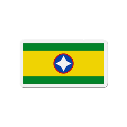 Flag of Bucaramanga Santander Colombia - Die-Cut Magnet-5" x 5"-The Sticker Space