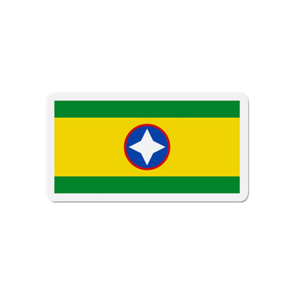 Flag of Bucaramanga Santander Colombia - Die-Cut Magnet-6 × 6"-The Sticker Space