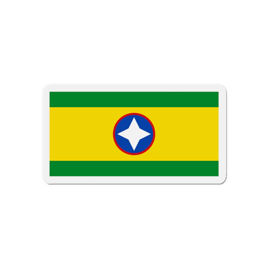 Flag of Bucaramanga Santander Colombia - Die-Cut Magnet-6 × 6"-The Sticker Space