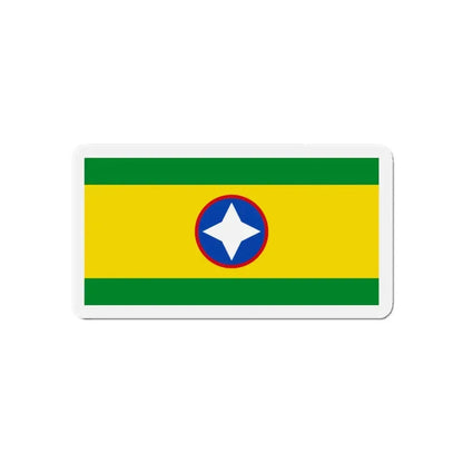 Flag of Bucaramanga Santander Colombia - Refrigerator Magnet 5 Inch - The Sticker Space