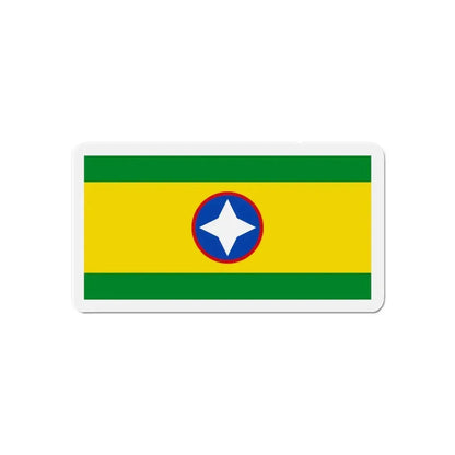 Flag of Bucaramanga Santander Colombia - Refrigerator Magnet 6 Inch - The Sticker Space