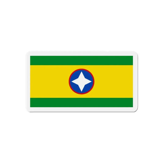 Flag of Bucaramanga Santander Colombia - Refrigerator Magnet 6 Inch - The Sticker Space