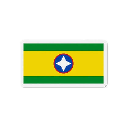 Flag of Bucaramanga Santander Colombia - Refrigerator Magnet - The Sticker Space