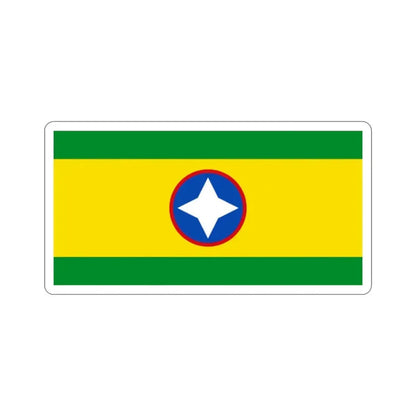 Flag of Bucaramanga Santander Colombia STICKER Vinyl Die-Cut Decal 2 Inch - The Sticker Space