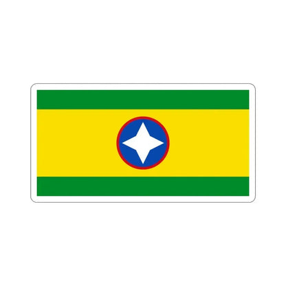 Flag of Bucaramanga Santander Colombia STICKER Vinyl Die-Cut Decal 3 Inch - The Sticker Space