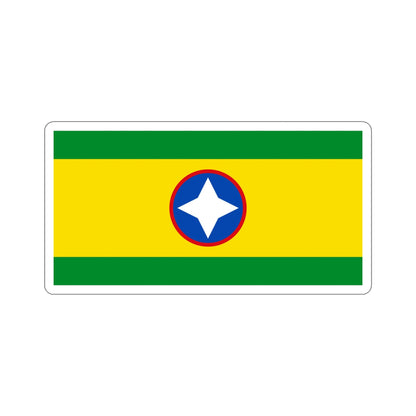 Flag of Bucaramanga Santander Colombia STICKER Vinyl Die-Cut Decal-4 Inch-The Sticker Space