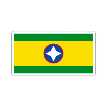 Flag of Bucaramanga Santander Colombia STICKER Vinyl Die-Cut Decal 5 Inch - The Sticker Space