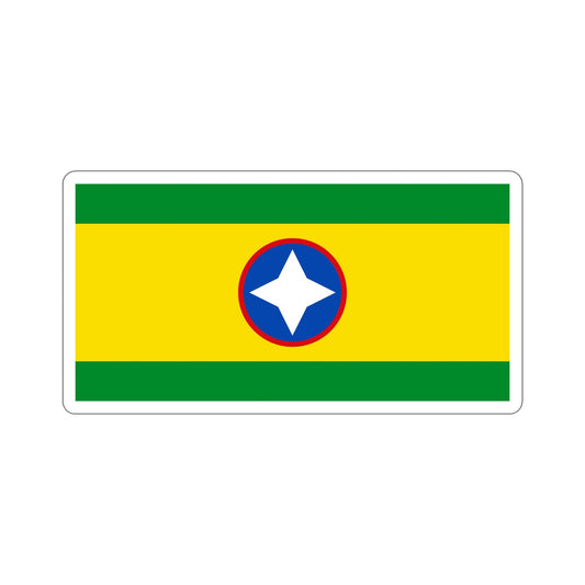 Flag of Bucaramanga Santander Colombia STICKER Vinyl Die-Cut Decal-6 Inch-The Sticker Space