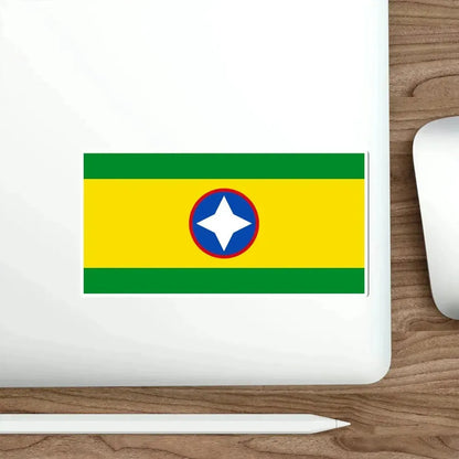 Flag of Bucaramanga Santander Colombia STICKER Vinyl Die-Cut Decal - The Sticker Space
