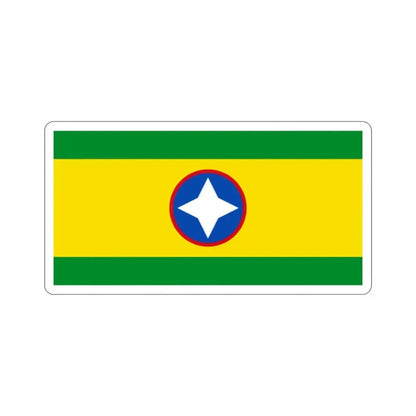 Flag of Bucaramanga Santander Colombia STICKER Vinyl Die-Cut Decal - The Sticker Space
