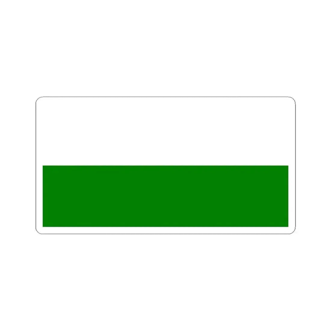 Flag of Bucay (Ecuador) STICKER Vinyl Kiss-Cut Decal 3 Inch White - The Sticker Space