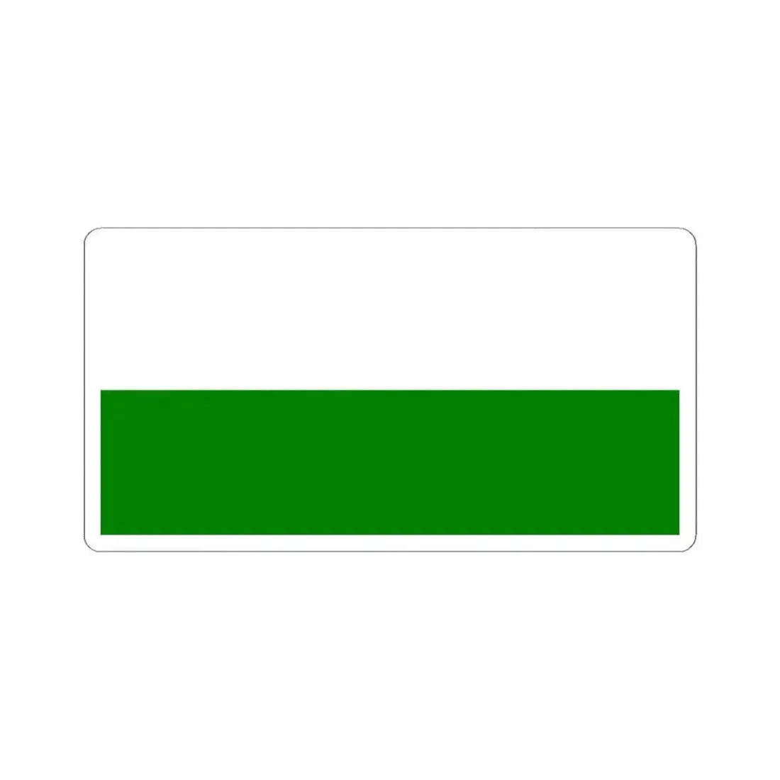 Flag of Bucay (Ecuador) STICKER Vinyl Kiss-Cut Decal 4 Inch White - The Sticker Space